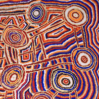 Aboriginal Artwork by Jeani Napangardi Lewis, Mina Mina Jukurrpa - Ngalyipi, 91x91cm