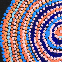 Aboriginal Artwork by Jeani Napangardi Lewis, Mina Mina Jukurrpa - Ngalyipi, 30x30cm