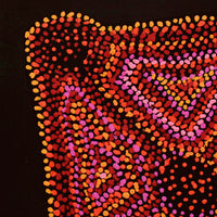 Aboriginal Artwork by Jeani Napangardi Lewis, Mina Mina Jukurrpa - Ngalyipi, 46x46cm