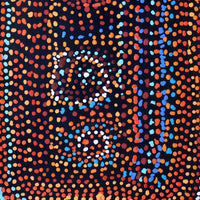 Aboriginal Artwork by Jeani Napangardi Lewis, Mina Mina Jukurrpa - Ngalyipi, 61x30cm