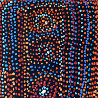 Aboriginal Artwork by Jeani Napangardi Lewis, Mina Mina Jukurrpa - Ngalyipi, 61x30cm