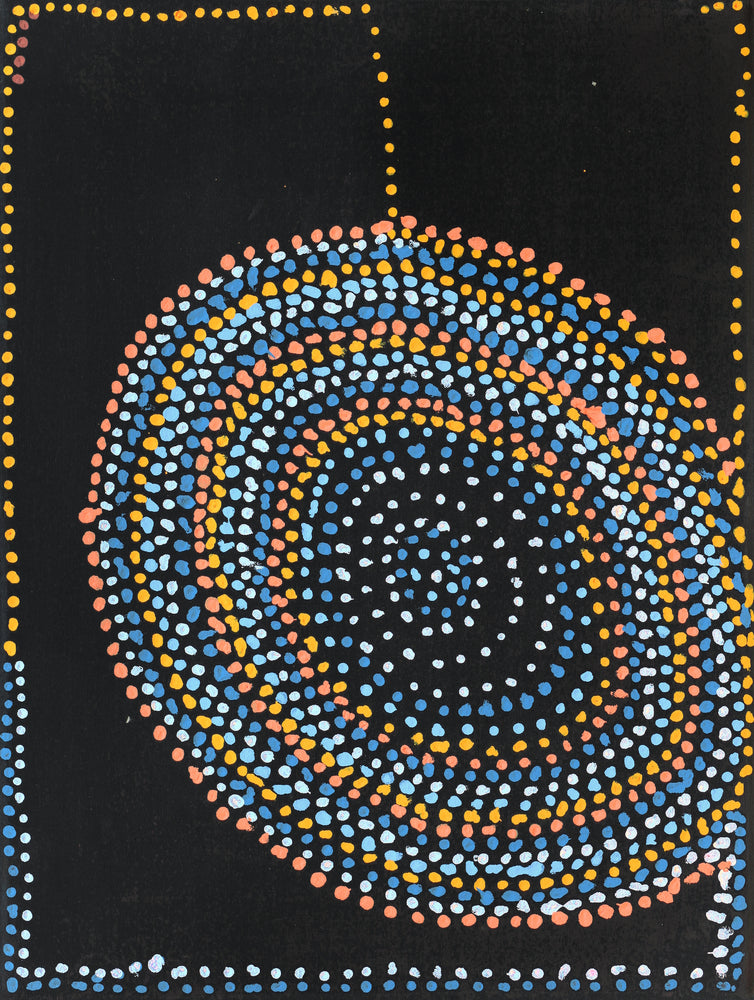 Aboriginal Artwork by Jeani Napangardi Lewis, Mina Mina Jukurrpa - Ngalyipi, 61x46cm