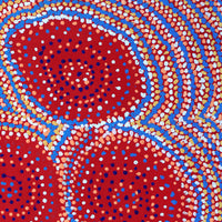 Aboriginal Artwork by Jeani Napangardi Lewis, Mina Mina Jukurrpa - Ngalyipi, 91x46cm