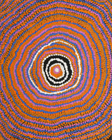 Aboriginal Art by Jeani Napangardi Lewis, Mina Mina Dreaming, 50x40cm - ART ARK®