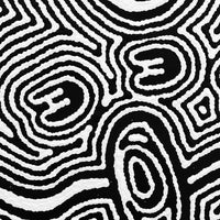 Aboriginal Artwork by Janelle Napurrurla Wilson, Janganpa Jukurrpa (Brush-tail Possum Dreaming) - Mawurrji, 30x30cm