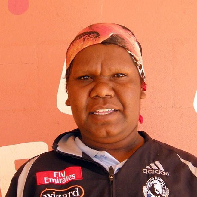 Aboriginal Artwork by Janelle Napurrurla Wilson, Janganpa Jukurrpa (Brush-tail Possum Dreaming)- Mawurrji, 30x30cm