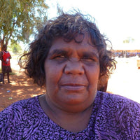 Aboriginal Artwork by Jennifer Napaljarri Lewis, Lukarrara Jukurrpa, 107x61cm