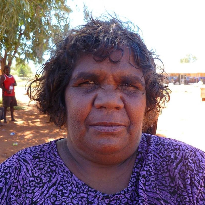 Aboriginal Artwork by Jennifer Napaljarri Lewis, Lukarrara Jukurrpa, 91x61cm