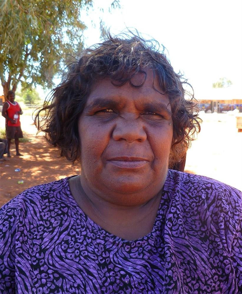 Aboriginal Artwork by Jennifer Napaljarri Lewis, Lukarrara Jukurrpa, 91x61cm