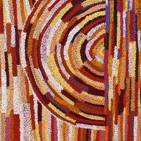 Aboriginal Artwork by Jennifer Mintaya Connelly Ward, Kungkarangkalpa (Seven Sisters Story), 91x91cm