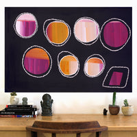 Aboriginal Artwork by Jennifer Mintaya Connelly Ward, Kungkarangkalpa (Seven Sisters Story), 91x61cm