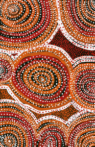 Aboriginal Artwork by Jennifer Forbes, Kungkarangkalpa (Seven Sisters Story), 71x46cm - ART ARK®