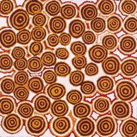 Aboriginal Artwork by Jennifer Forbes, Kungkarangkalpa (Seven Sisters Story), 76x76cm