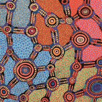 Aboriginal Artwork by Jennifer Napaljarri Lewis, Lukarrara Jukurrpa, 122x91cm