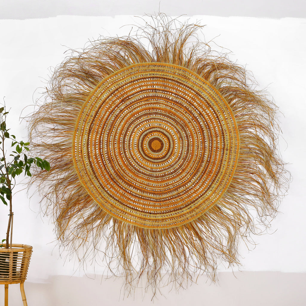 Aboriginal Art by Jennifer Prudence, Woven Mat, 210cm - ART ARK®