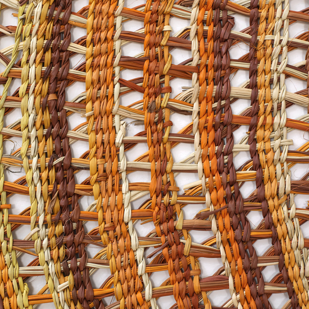 Aboriginal Artwork by Jennifer Prudence, Woven Mat, 210cm