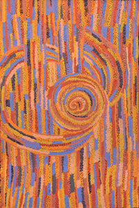 Aboriginal Art by Jennifer Mintaya Connelly Ward, Kungkarangkalpa (Seven Sisters Story), 91x61cm - ART ARK®