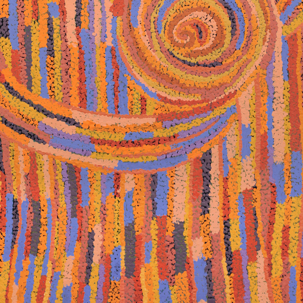 Aboriginal Artwork by Jennifer Mintaya Connelly Ward, Kungkarangkalpa (Seven Sisters Story), 91x61cm