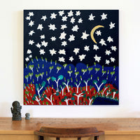 Aboriginal Artwork by Jennifer Forbes, Ngayuku Ngura, 91x91cm