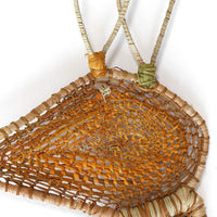 Aboriginal Artwork by Jericha Marrkula Manila, Kangaroo Weaving, 126x80cm