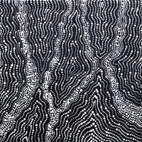 Aboriginal Artwork by Jessica Napanangka Lewis, Mina Mina Jukurrpa, 30x30cm