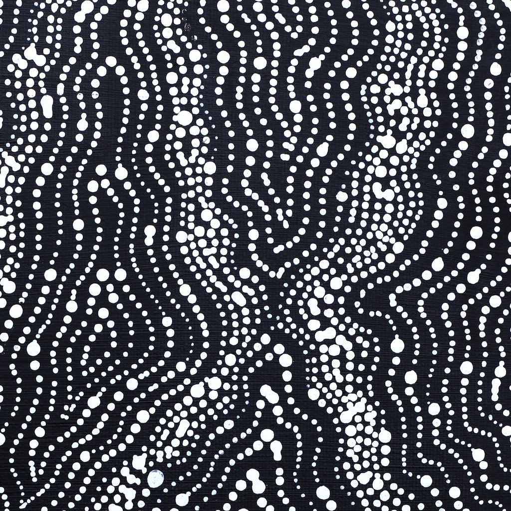 Aboriginal Artwork by Jessica Napanangka Lewis, Mina Mina Jukurrpa, 30x30cm - ART ARK®