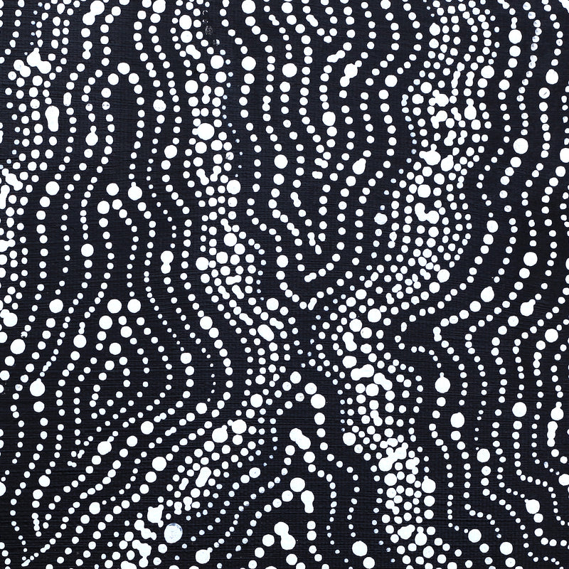 Aboriginal Art by Jessica Napanangka Lewis, Mina Mina Jukurrpa, 30x30cm - ART ARK®