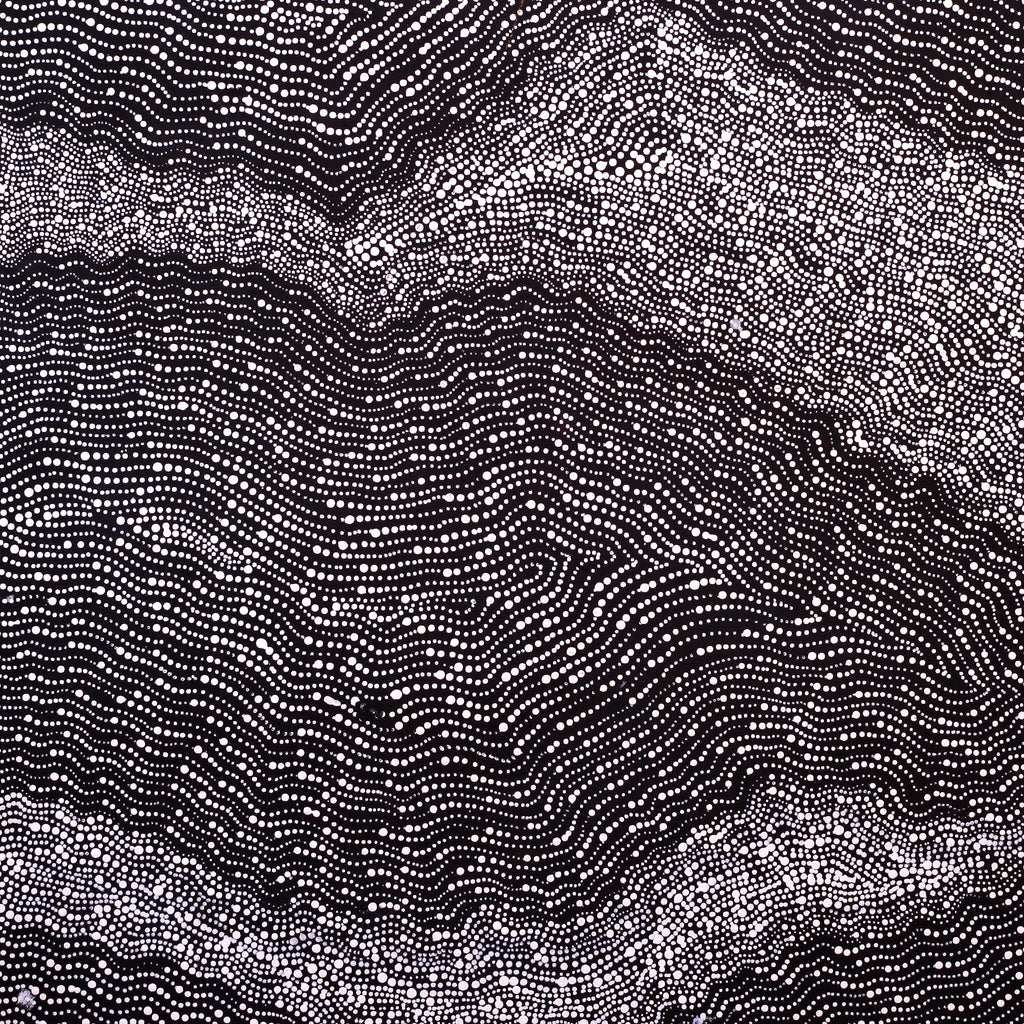 Aboriginal Artwork by Jessica Napanangka Lewis, Mina Mina Jukurrpa, 61x61cm