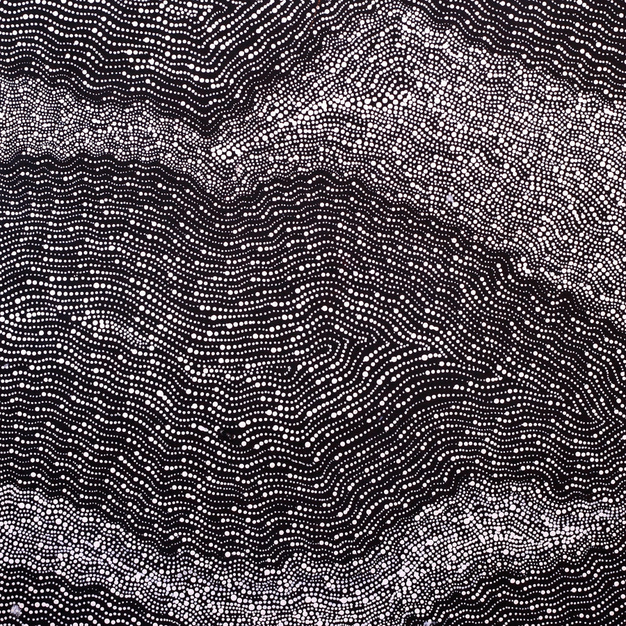 Aboriginal Artwork by Jessica Napanangka Lewis, Mina Mina Jukurrpa, 61x61cm