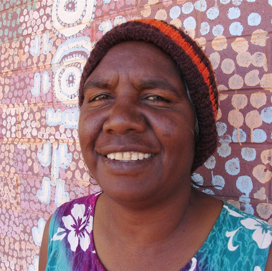 Aboriginal Artwork by Jill Nungarrayi Watson, Ngalyipi Jukurrpa (Snake Vine Dreaming) - Purturlu, 30x30cm