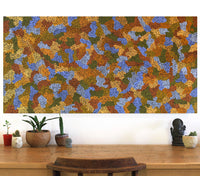 Aboriginal Artwork by Joanne Davidson, Walka Wiru Ngura Wiru, 122x61cm