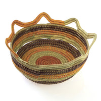Aboriginal Artwork by Joanne Guyula Yindiri, Gapuwiyak - Woven Basket