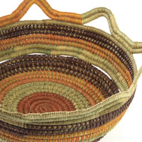 Aboriginal Artwork by Joanne Guyula Yindiri, Gapuwiyak - Woven Basket