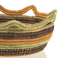 Aboriginal Artwork by Joanne Guyula Yindiri, Gapuwiyak - Woven Basket