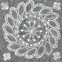 Aboriginal Artwork by Jocelyn Napanangka Frank, Lukarrara Jukurrpa, 30x30cm