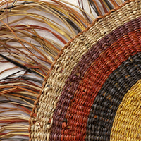 Aboriginal Artwork by Jocelyn Garrawurra, Gapuwiyak - Woven Mat, 70cm