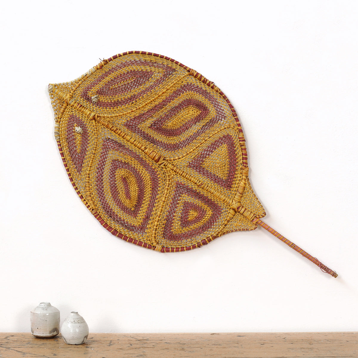 Aboriginal Art by Jocelyn Koyole, Berelh - Stingray, 74x33cm - ART ARK®