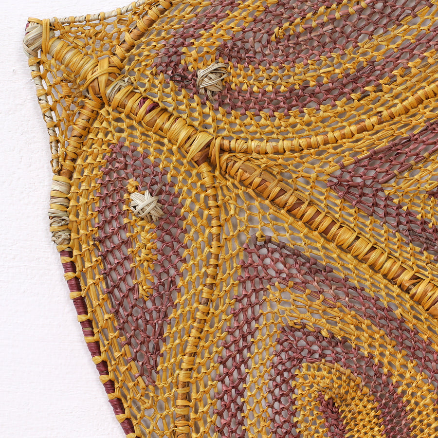 Aboriginal Artwork by Jocelyn Koyole, Berelh - Stingray, 74x33cm