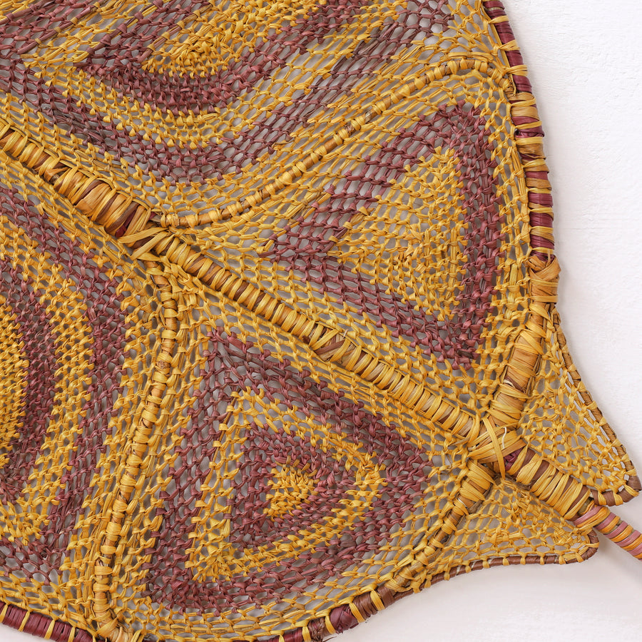 Aboriginal Artwork by Jocelyn Koyole, Berelh - Stingray, 74x33cm