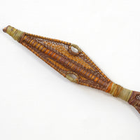 Aboriginal Artwork by Johanna Morris, Kinga (Crocodile), 142x42cm