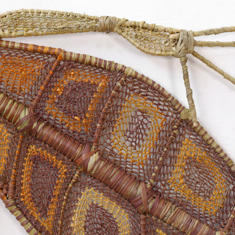 Aboriginal Artwork by Johanna Morris, Kinga (Crocodile), 142x42cm