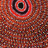 Aboriginal Artwork by Jonathan Jangala Brown, Mina Mina Jukurrpa (Mina Mina Dreaming), 61x30cm