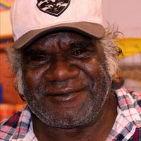 Aboriginal Artwork by Jonathan Jakamarra Ross, Ngatijirri Jukurrpa (Budgerigar Dreaming), 30x30cm