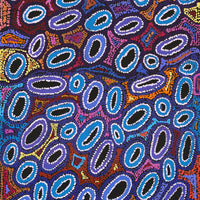 Aboriginal Artwork by Joy Nangala Brown, Yumari Jukurrpa, 107x46cm