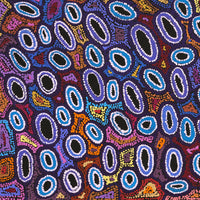 Aboriginal Art by Joy Nangala Brown, Yumari Jukurrpa, 107x46cm - ART ARK®