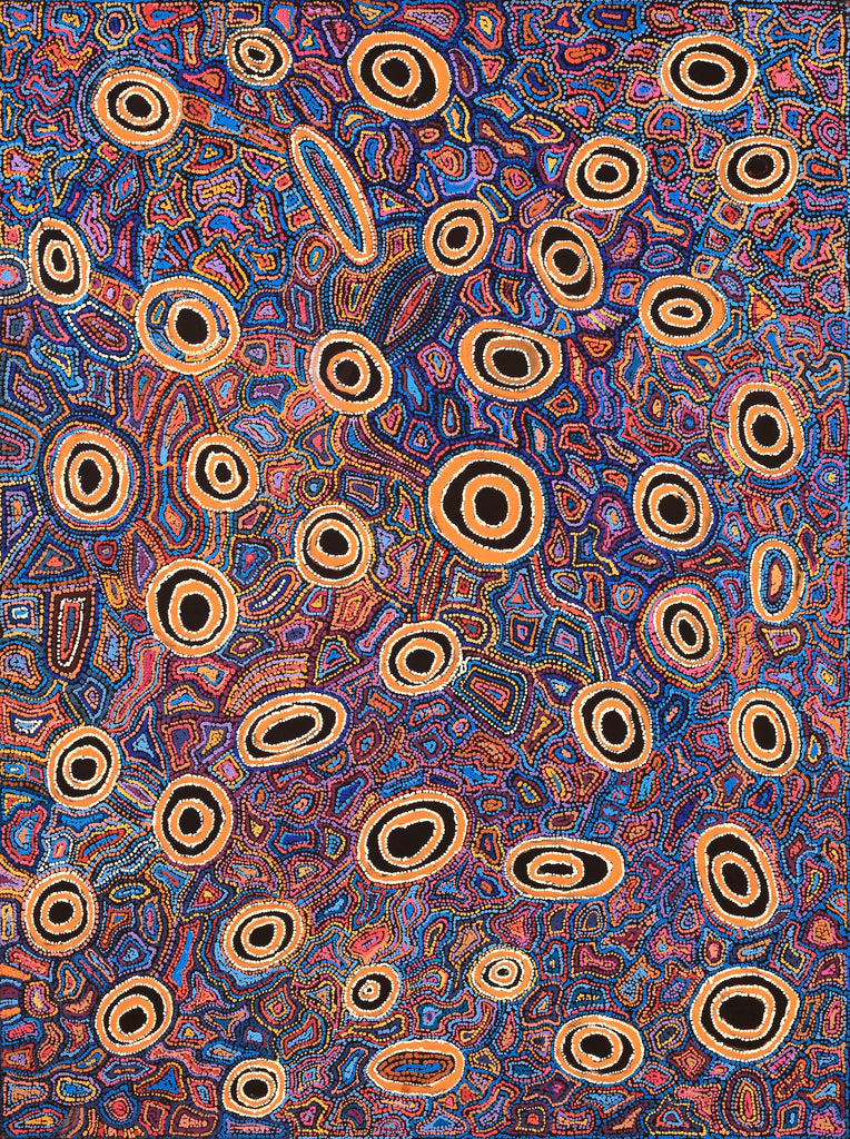 Aboriginal Art by Joy Nangala Brown, Yumari Jukurrpa, 122x91cm - ART ARK®