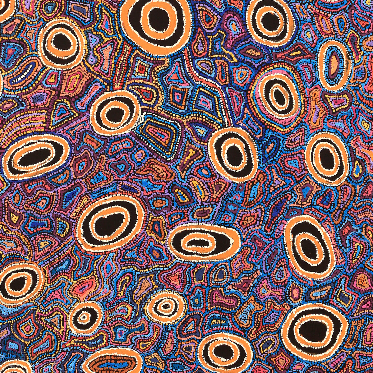 Aboriginal Art by Joy Nangala Brown, Yumari Jukurrpa, 122x91cm - ART ARK®