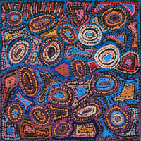 Aboriginal Artwork by Joy Nangala Brown, Yumari Jukurrpa, 30x30cm