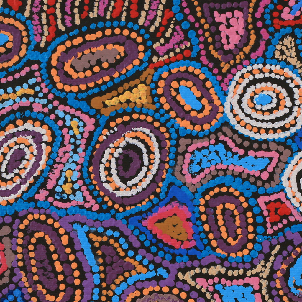 Aboriginal Artwork by Joy Nangala Brown, Yumari Jukurrpa, 30x30cm - ART ARK®