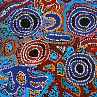 Aboriginal Artwork by Joy Nangala Brown, Yumari Jukurrpa, 46x46cm